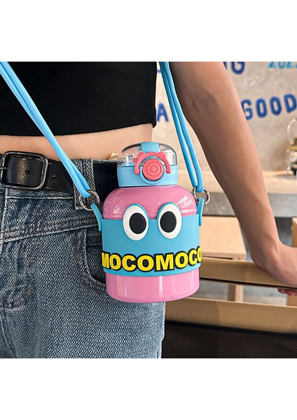Taşınabilir ve Sevimli Paslanmaz Çelik Su Bardağı Çocuklara 600ML (Yurt Dışından)