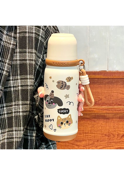 Yaratıcı 316 Paslanmaz Çelik Termal Su Bardağı Kış Malzemeleri 500 ml (Yurt Dışından)