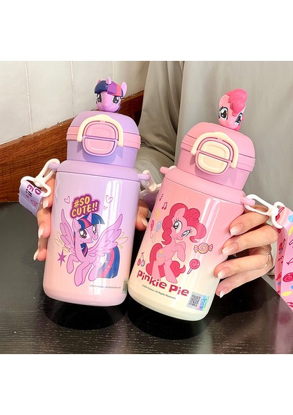 Pony Pauli Çocuk Isı Yalıtım Kabı 316 Paslanmaz Çelik Malzeme Çocuk Su Şişesi 500ML (Yurt Dışından)