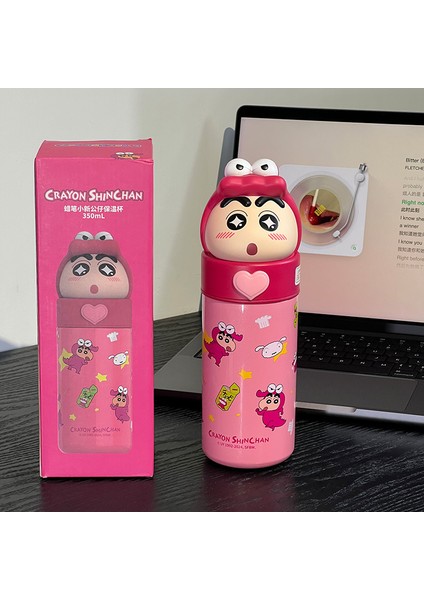 Crayon Shin-Chan Paslanmaz Çelik Çocuk Su Şişesi 350ML (Yurt Dışından)