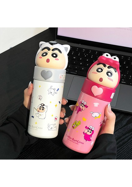 Crayon Shin-Chan Paslanmaz Çelik Çocuk Su Şişesi 350ML (Yurt Dışından)