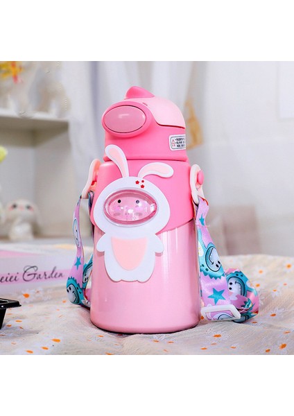 3D Üç Boyutlu Bebek Çocuk Su Şişesi 500ML 316 Paslanmaz Çelik Malzeme (Yurt Dışından)
