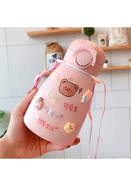 Küçük Çocuk Paslanmaz Çelik Su Bardağı 460ML (Yurt Dışından)