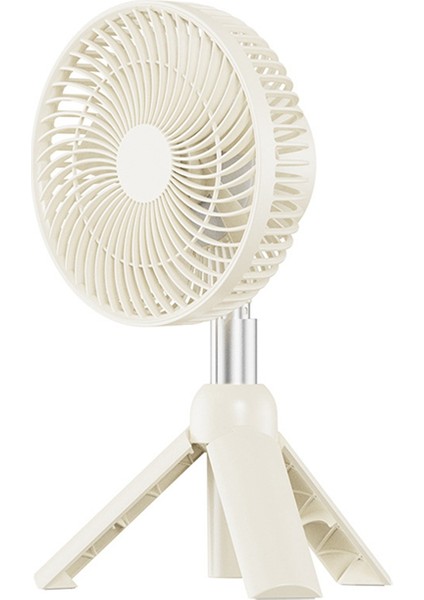 4000MAH Açık Teleskopik Fan Tripod Kamp Tavan Vantilatörü Ev Masaüstü Sallayarak Kafa Fan Mini Fan (Yurt Dışından)