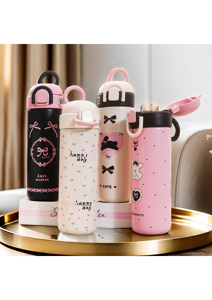 Saplı Taşınabilir Termal Su Şişesi 500ML 316 Paslanmaz Çelik (Yurt Dışından)