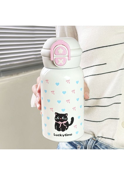 Sevimli 316 Paslanmaz Çelik Pipetli Bardak 500ML (Yurt Dışından)