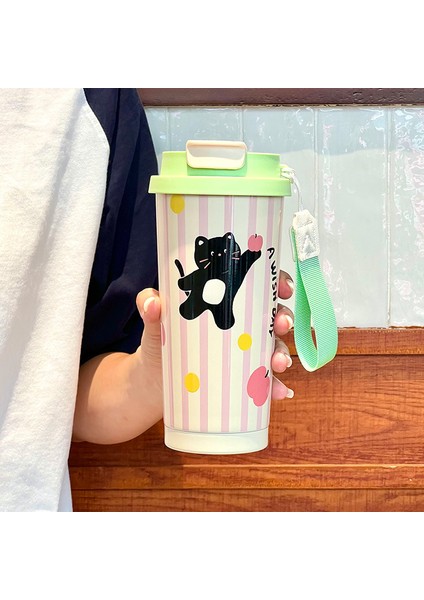 Taşınabilir Kahve Fincanı Su Bardağı 316 Paslanmaz Çelik 500ML (Yurt Dışından)