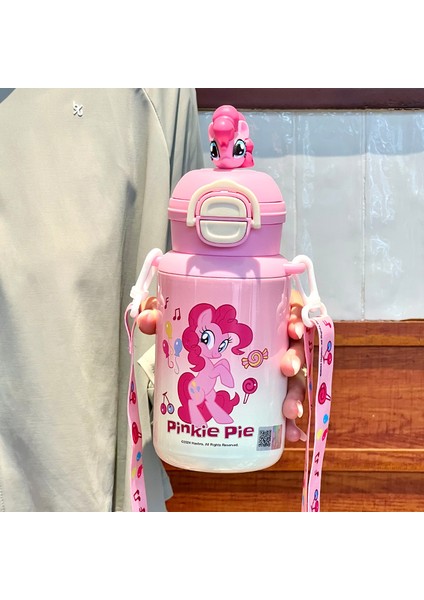 Pony Pauli Çocuk Isı Yalıtım Kabı 316 Paslanmaz Çelik Malzeme Çocuk Su Şişesi 500ML (Yurt Dışından)