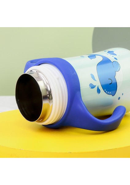 Taşınabilir Çocuk Yalıtımlı Pipetli Bardak, Sap Askılı 360ML (Yurt Dışından)