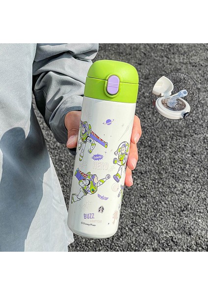 316 Paslanmaz Çelik Pipetli Su Şişesi 500ML (Yurt Dışından)