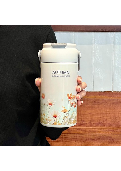 Çay ve Su Ayırma Termos Bardağı Büyük Kapasiteli Su Bardağı 750ML (Yurt Dışından)