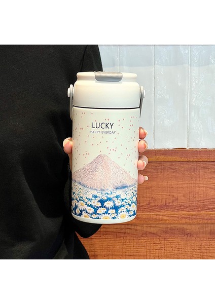 Çay ve Su Ayırma Termos Bardağı Büyük Kapasiteli Su Bardağı 750ML (Yurt Dışından)