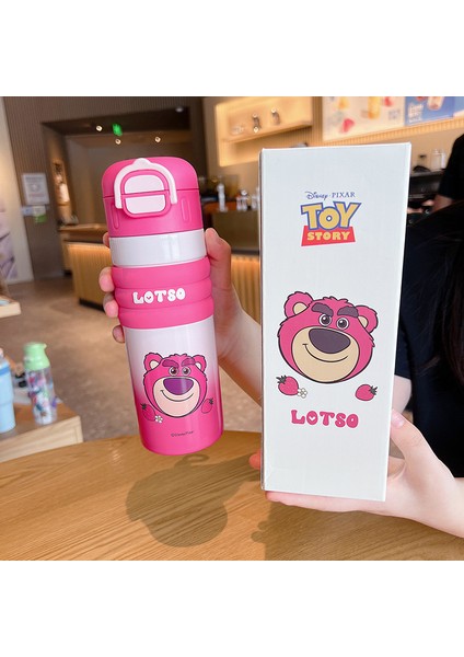 316 Paslanmaz Çelik Çift Içme Ağzı Yalıtımlı Su Şişesi Çocuk 520ML (Yurt Dışından)