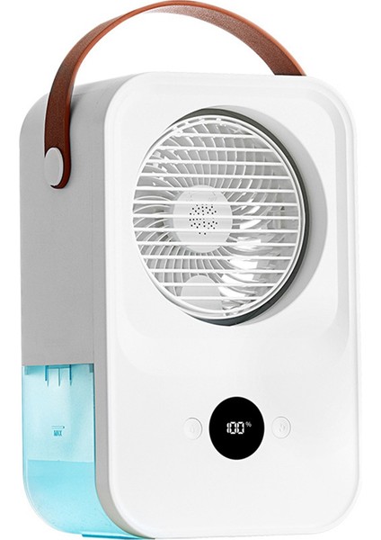 Evaporatif Klima Taşınabilir Hava Soğutucu, Güçlü 4 Vitesli, Sessiz, 650 ml Su Tankı, Ekran Masaüstü Soğutma Fanı (Yurt Dışından)