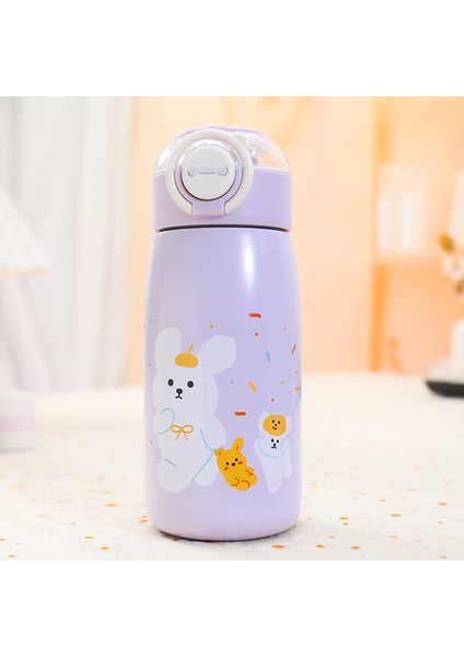 Katlanabilir Saplı Çocuk Paslanmaz Çelik Termos Bardağı 470ML (Yurt Dışından)