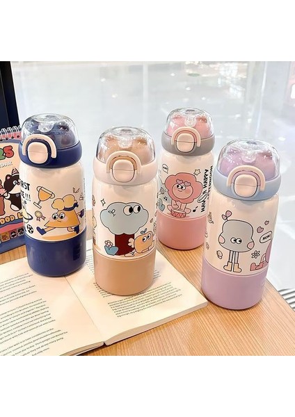 Çocuklar Için 304 Paslanmaz Çelikten Yapılmış Taşınabilir ve Yalıtımlı Pipetli Bardak (Yurt Dışından) fiyatları