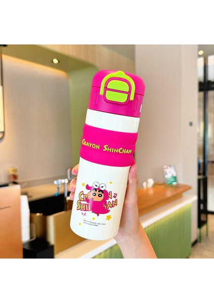 316 Paslanmaz Çelik Çift Içme Bardağı Büyük Kapasiteli Su Şişesi Öğrenci (Yurt Dışından)