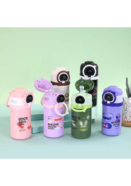 316 Paslanmaz Çelik Akıllı Sıcaklık Ölçümü Çocuk Termal Su Şişesi 550ML (Yurt Dışından) modelleri
