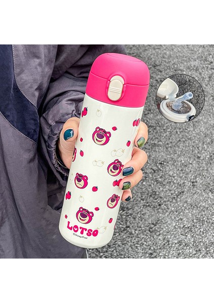 316 Paslanmaz Çelik Pipetli Su Şişesi 500ML (Yurt Dışından)