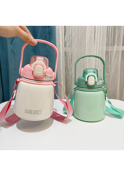 Büyük Kapasiteli Termos Bardak Taşınabilir Çocuk Su Bardağı Etiketli 650ML (Yurt Dışından) fiyatları