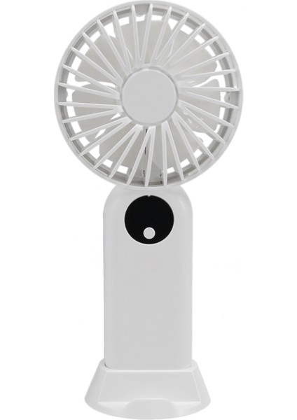 Seyahat Açık Mini El Hava Soğutma Fanı USB Şarj Edilebilir El Sessiz Klima Elektrikli Fan Ev Odası Için Beyaz (Yurt Dışından)