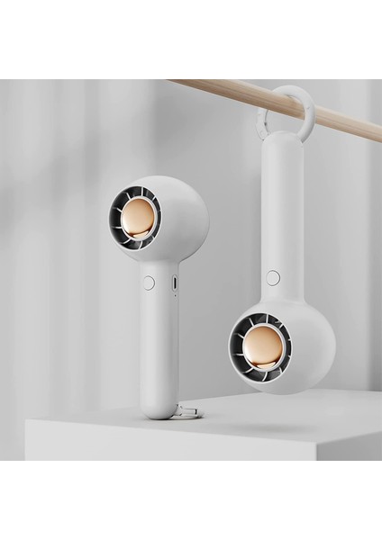 Küçük El Fanı, Taşınabilir USB Şarj Edilebilir Kişisel Fan, Pille Çalışan Mini Elektrikli Soğutma Fanı, 2 Hız Ayarlanabilir (Yurt Dışından) fiyatları