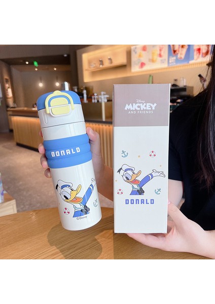 316 Paslanmaz Çelik Çift Içme Ağzı Yalıtımlı Su Şişesi Çocuk 520ML (Yurt Dışından)