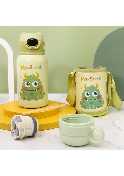 Çocuk 316 Paslanmaz Çelik Su Şişesi Yalıtımlı Su Bardağı (Yurt Dışından)