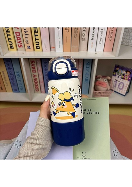 316 Paslanmaz Çelik Çocuk Çocuk Termal Su Bardağı Kış Malzemeleri 500ML (Yurt Dışından)