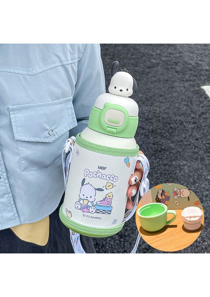 Çizgi Film Karakteri Şekilli 316 Paslanmaz Çelik Çocuk Termos Bardak Çocuk (Yurt Dışından)