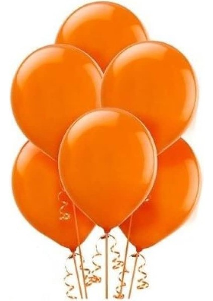 Marifetlerim - Metalik Turuncu Balon 12 Inch 5 Adet