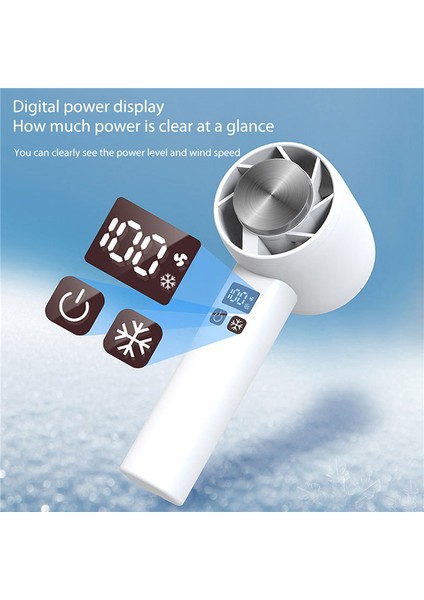 Mini El Fan Yarıiletken Soğutma 1800 Mah Taşınabilir USB Hava Soğutma Fanı Açık Ev Için Telefon Standı Ile-A (Yurt Dışından) modelleri
