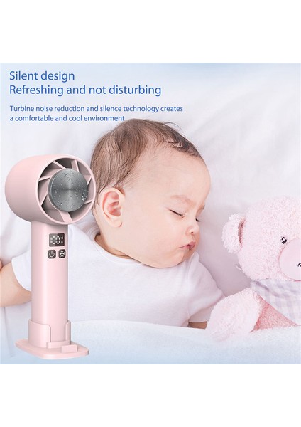 Mini El Fan Yarıiletken Soğutma 1800 Mah Taşınabilir USB Hava Soğutma Fanı Açık Ev Için Telefon Standı Ile-A (Yurt Dışından) fırsatları