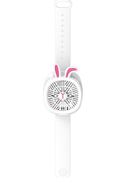 Mini Izle Fan Hava Soğutma Fanı Taşınabilir USB Şarj Çıkarılabilir Masaüstü Fanı Renkli Işıklar ile Öğrenci Çocuklar Için Hediyeler-A (Yurt Dışından)