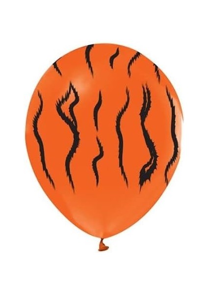 Marifetlerim - Kaplan Baskılı Balon 12 Inch 10 Adet