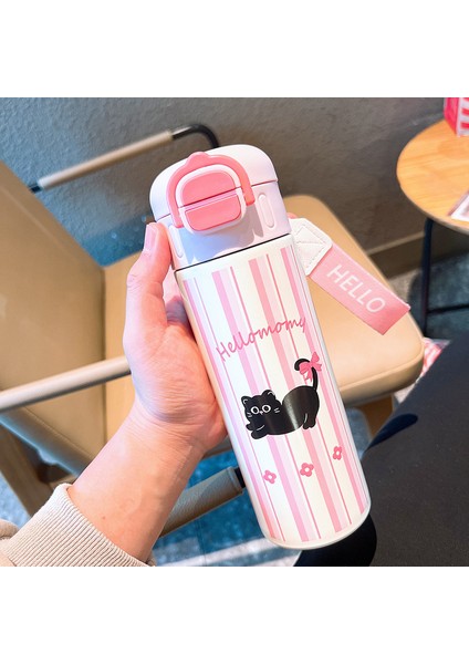 Büyük Kapasiteli Çift Içme Suyu Şişesi 316 Paslanmaz Çelik Çocuk 520ML (Yurt Dışından)