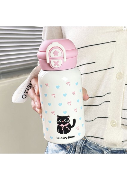 Sevimli 316 Paslanmaz Çelik Pipetli Bardak 500ML (Yurt Dışından)