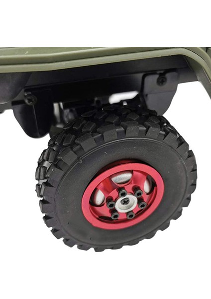 B16 B36 Q60 Q63 Q64 6WD 6x6 Rc Kamyon Yükseltme Parçaları Için Çift Lastik Metal Jant, Kırmızı (Yurt Dışından) modelleri