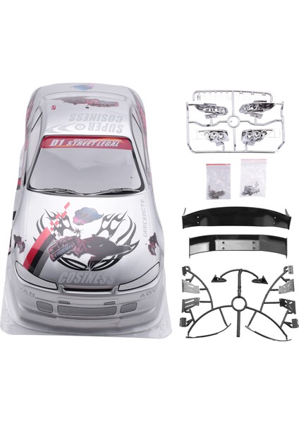 1/10 Rc Araba Gövde Modifikasyonu 190MM Yolda Drift Için S15 (Yurt Dışından)