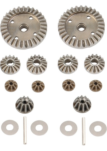 2 Takım Metal Diferansiyel Dişli Hbx 16889 16889A 16890 16890A SG1601 SG1602 1/16 Rc Araba Yedek Parça Aksesuarları (Yurt Dışından)