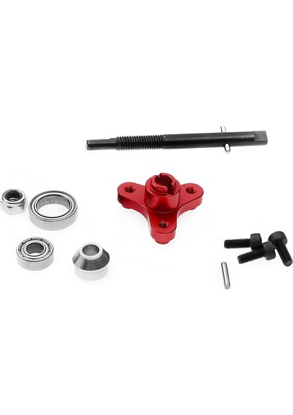 1/10 Slash Stampede Vxl Xl5 2WD Yükseltme Parçaları Için Metal Kaydırmalı Debriyaj Eliminatörü ve Giriş Mili, Kırmızı (Yurt Dışından)