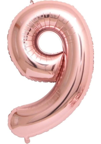 Rose Gold Rakam Folyo Balon 80 cm