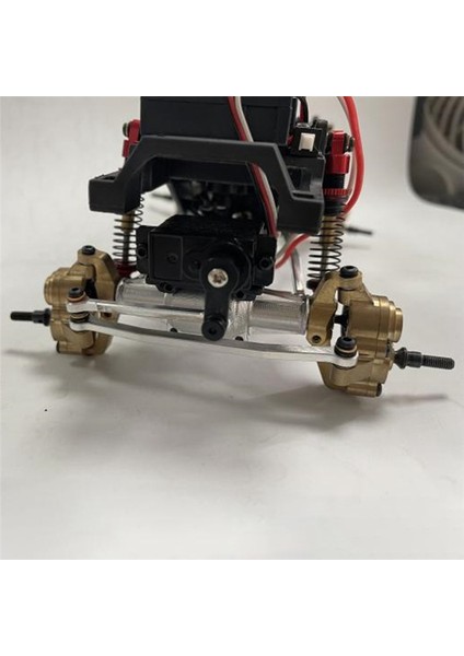 Pirinç Ön Iç Portal Konut Direksiyon Mafsalı Direksiyon Bloğu Fms FCX24 1/24 Rc Paletli Araba Yükseltme Parçaları (Yurt Dışından) modelleri