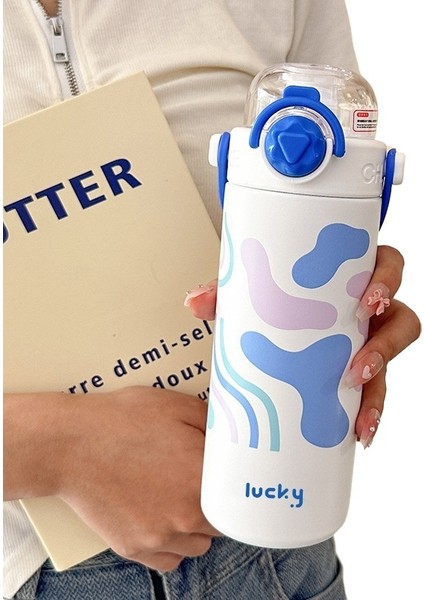 Baskılı Yalıtımlı Su Şişesi Paslanmaz Çelik Spor Zıplayan Düz Kupa (Yurt Dışından)