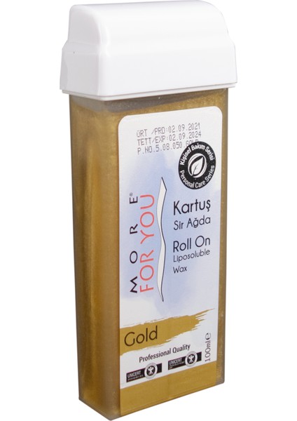 More For You  Bitkisel Kartuş Sir Ağda Gold ( Altın ) 100 ml