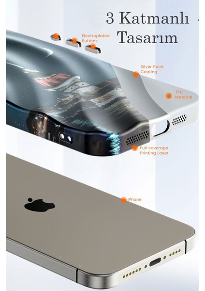 Apple iPhone 11 Kılıf Ekstra Korunaklı Özel Tasarım Desenli Crew Kapak