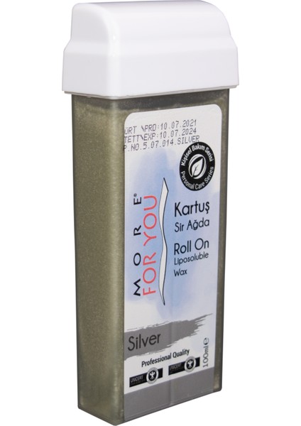 More For You  Bitkisel Kartuş Sir Ağda Silver ( Gümüş ) 100 ml