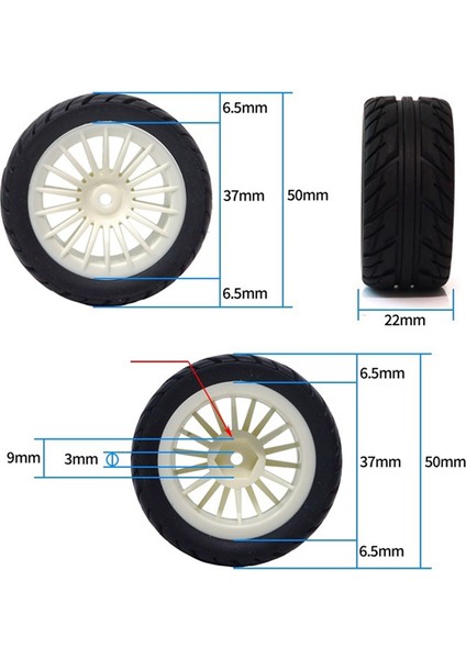 Adet Kauçuk Lastikler Lastik Tekerlek SG1603 SG1604 Sg 1603 UD1601 UD1602 UD1603 UD1604 1/16 Rc Araba Yükseltme Parçaları, 1 (Yurt Dışından) fiyatları