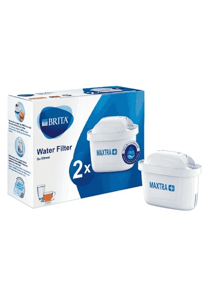 BRITA MAXTRA Plus Yedek Su Arıtma Filtresi İkili 2'li