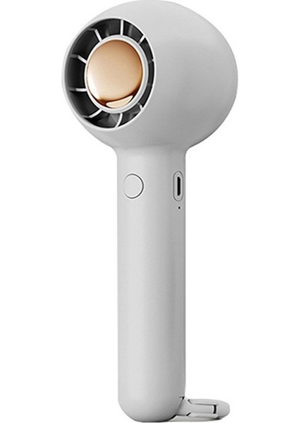 Mini Taşınabilir Fan, USB Şarj Edilebilir Pilli Küçük El Fanı, Iç Mekan Dış Mekan Beyaz Için Kişisel El Fanı (Yurt Dışından)
